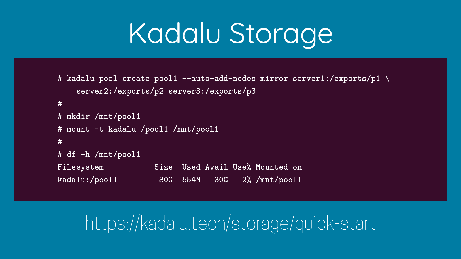 Kadalu Storage